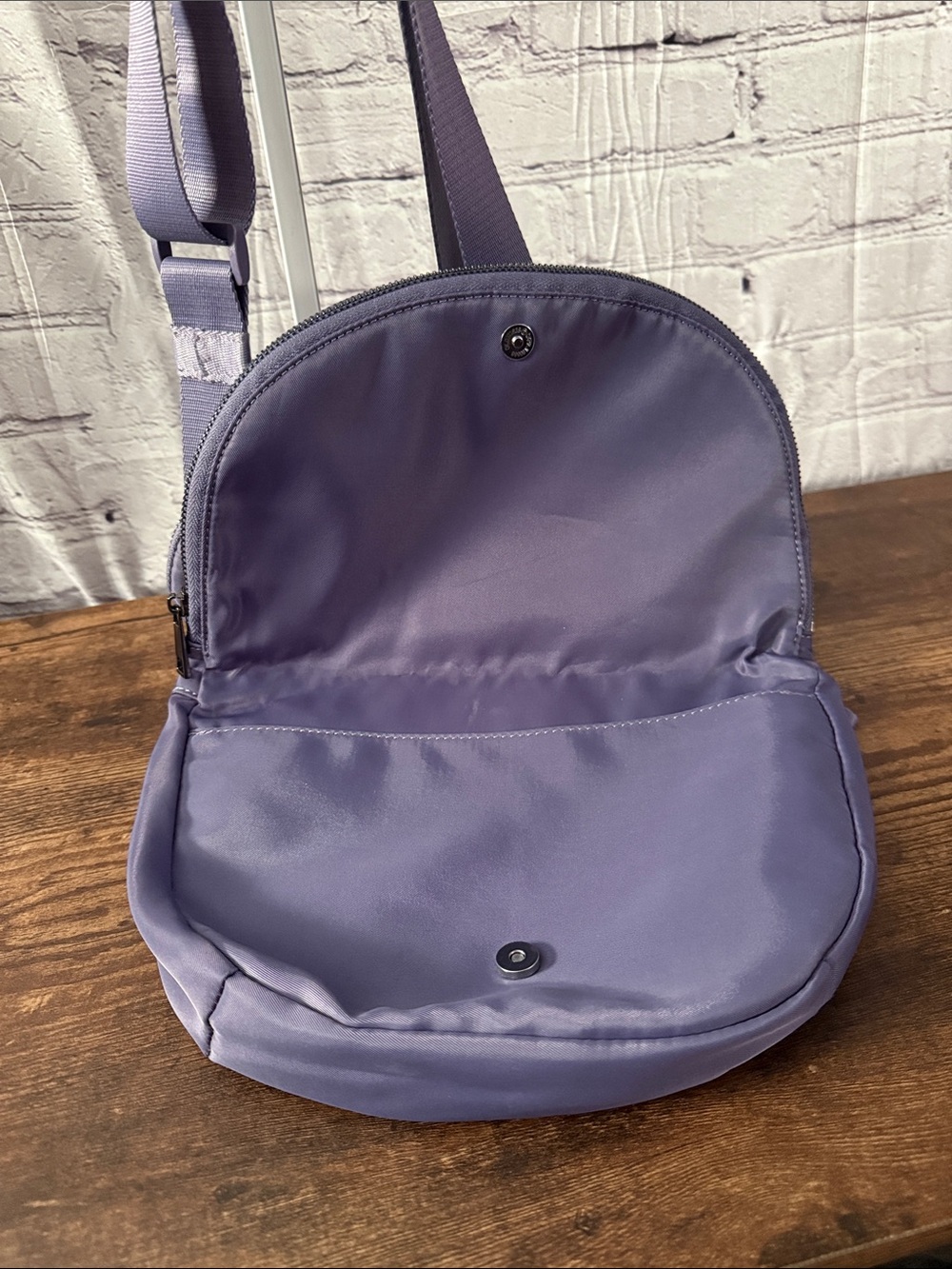 Lavender Crescent Crossbody Bag - Picture 2 of 8